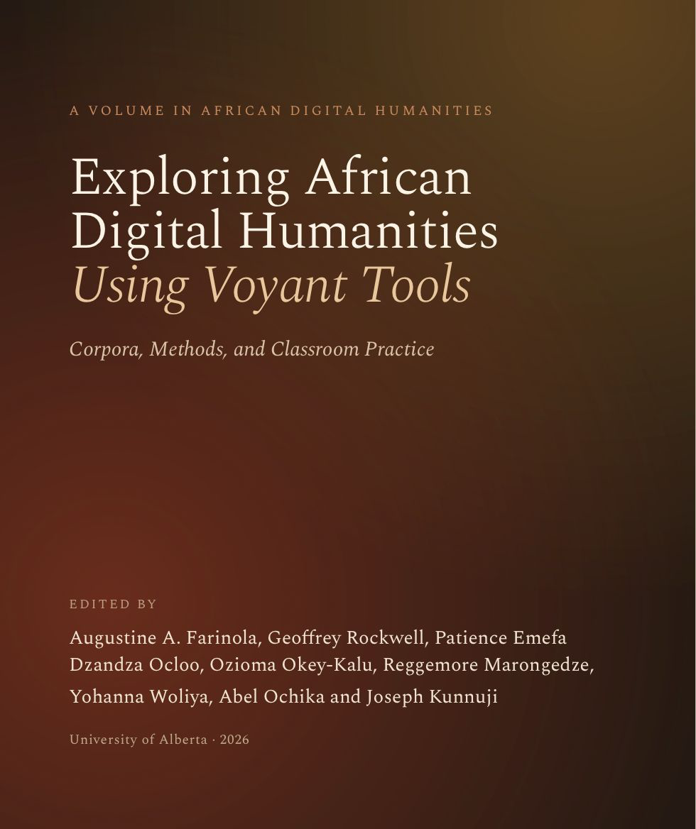 Exploring African Digital Humanities Using Voyant Tools — book cover